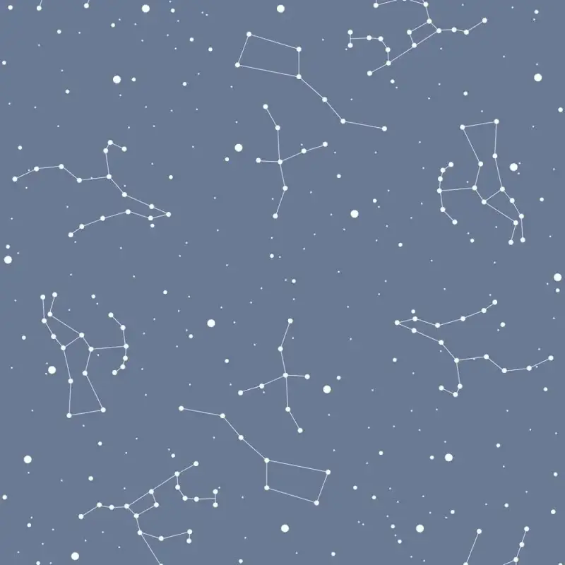 Dekornik Semplice carta da parati per bambini Cosmos