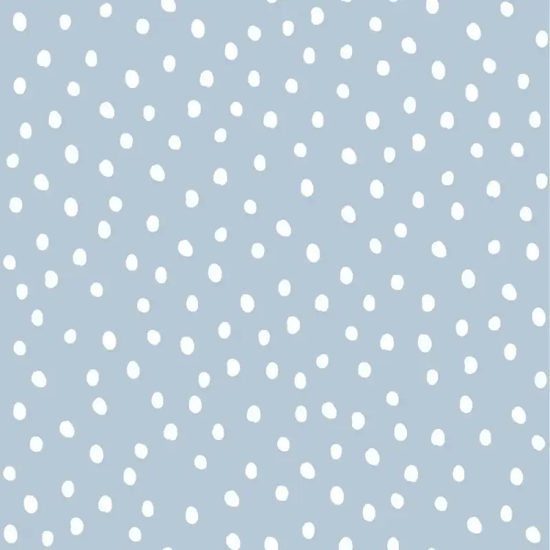 Dekornik Semplice carta da parati per bambini Irregular Dots