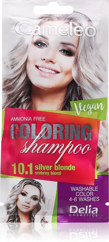 Delia cosmetics Cameleo shampoo colorato per capelli colore 10.1 Biondo Argento 40 ml
