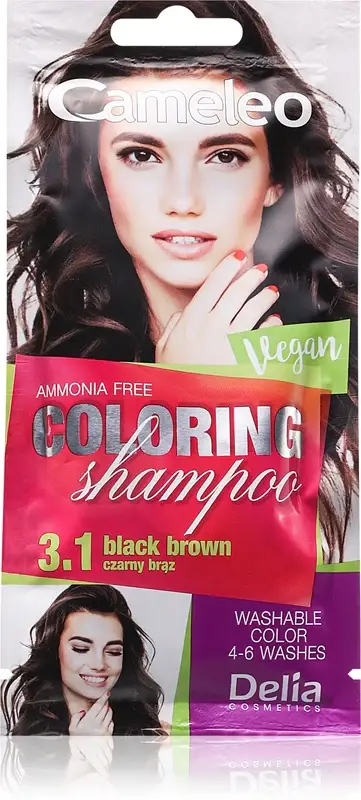 Delia cosmetics Cameleo Shampoo colorato per capelli colore 3.1 Castano Nero 40 ml