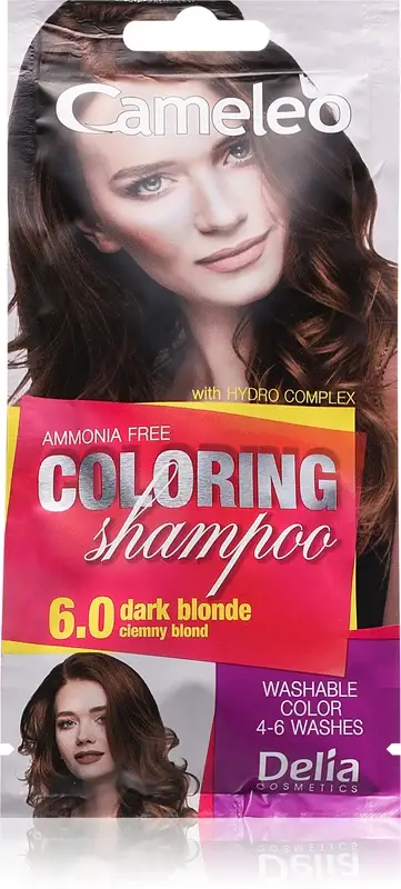 Delia cosmetics Cameleo shampoo colorato per capelli colore 6.0 Biondo Scuro 40 ml
