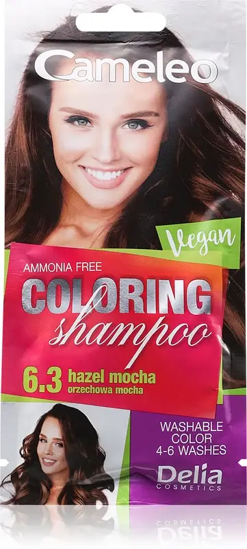 Delia cosmetics Cameleo shampoo colorato per capelli colore 6.3 Hazel Mocha 40 ml