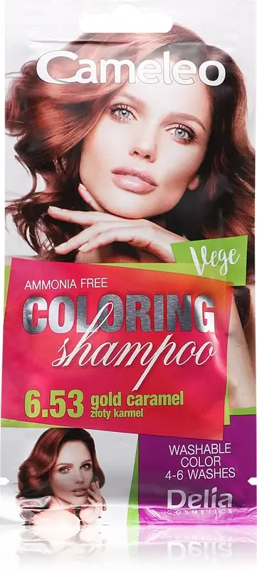 Delia cosmetics Cameleo shampoo colorato per capelli colore 6.53 40 ml
