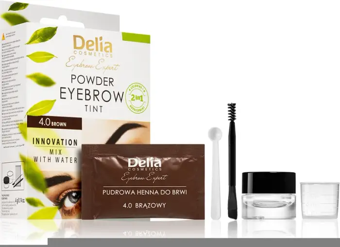 Delia cosmetics Expert colore per sopracciglia colore 4 0 marrone 4 g