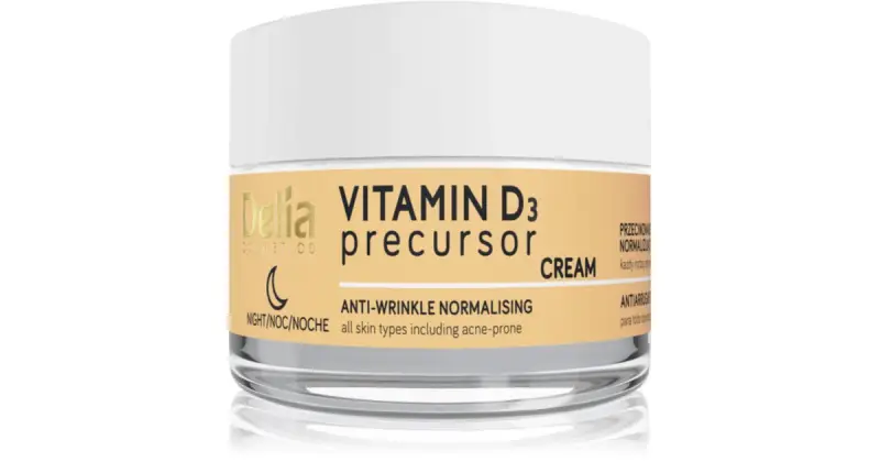Delia cosmetics Vitamin D3 Precursor crema notte antirughe 50 ml