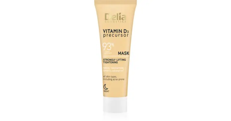 Delia cosmetics Vitamin D3 Precursor maschera liftante per la notte 50 ml