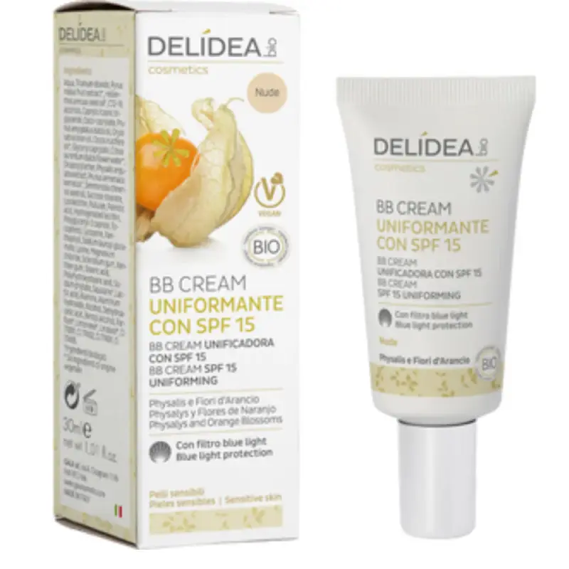 Delidea BB Cream Uniformante SPF 15 Physalis & Fiori d'Arancio 30 ml