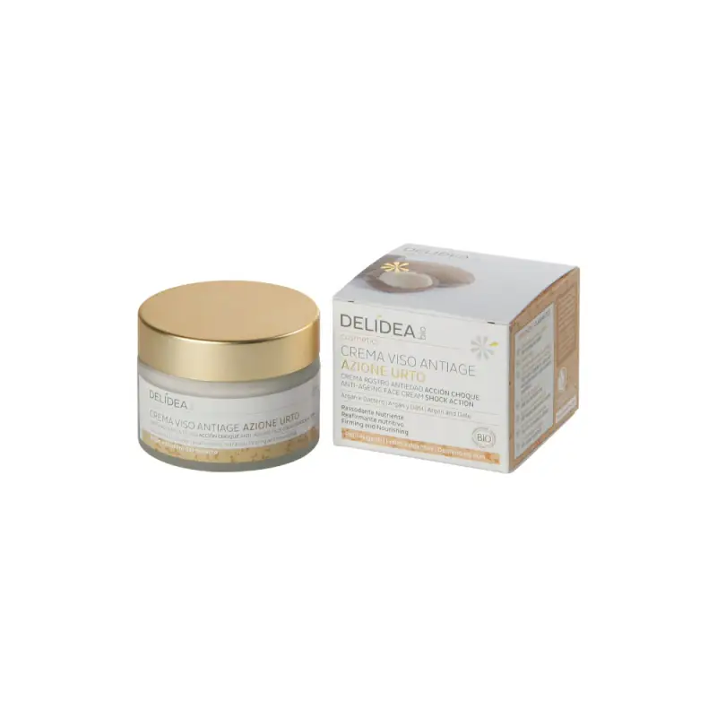 Delidea Crema Viso Antiage Azione Urto - Argan & Dattero 50 ml