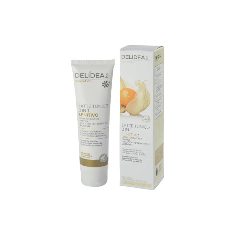 Delidea Latte Tonico 2in1 Lenitivo Physalis & Fiori d'Arancio Bio 150 ml