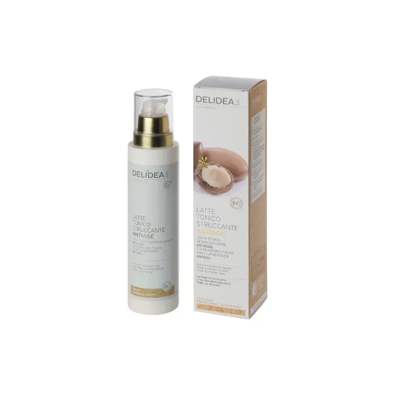 Delidea Latte Tonico Struccante Argan & Dattero Bio 200 ml