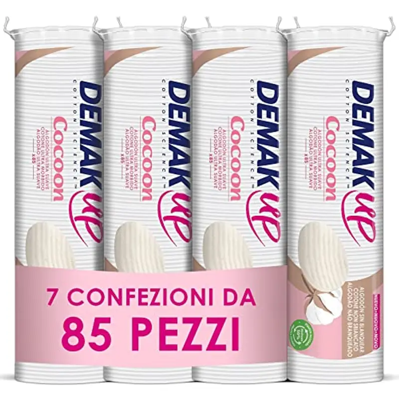 Demak'Up Cocoon 595 Dischetti Struccanti (7 confezioni da 85)