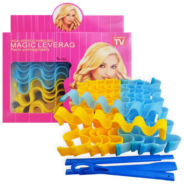 Deni carte Papiloty - rulli per capelli, cerca l effetto spiaggia 25 cm, 12 pezzi
