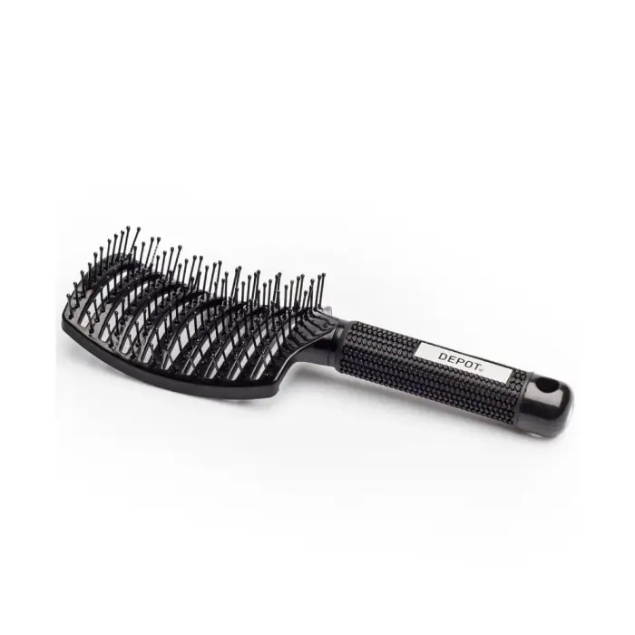 Depot accessori n 725, sfiato, spazzola per capelli, nero, grande, districante