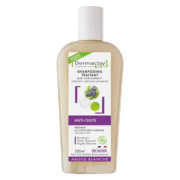 Dermaclay Shampoo Trattante Bio Anticaduta Argilla Bianca 250ml