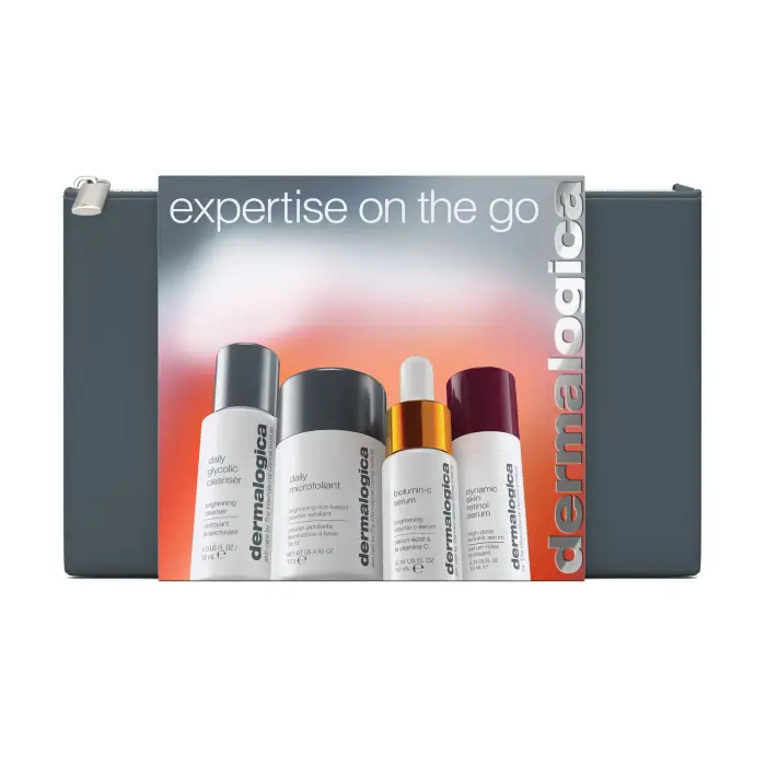 Dermalogica Expertise On The Go Set Gel Detergente Glicolico Quotidiano Viso 30 ml + Polvere Esfoliante Microfoliante Quotidiana 13 g +