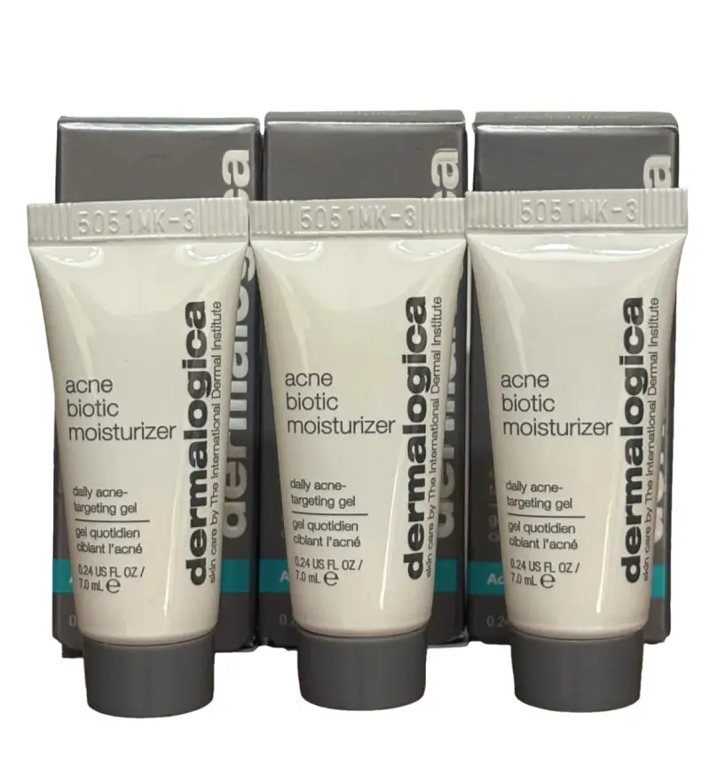 Dermalogica Set Acne Biotic Gel Trattamento Locale Anti-Acne per Pelle a Tendenza Acneica per il Viso 3 pz 7 ml