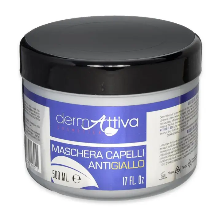 Dermattiva maschera capelli anti-giallo 500 ml