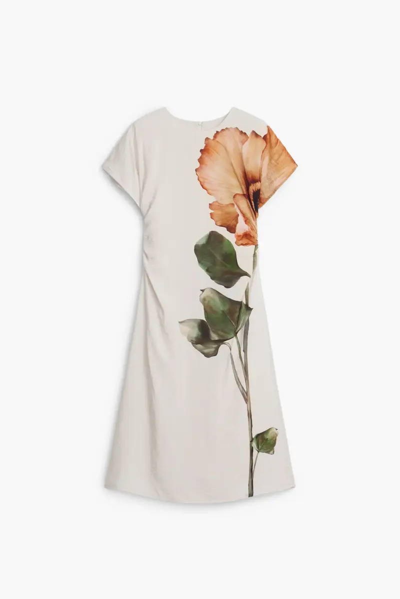 Desigual Abito floreale BROWN