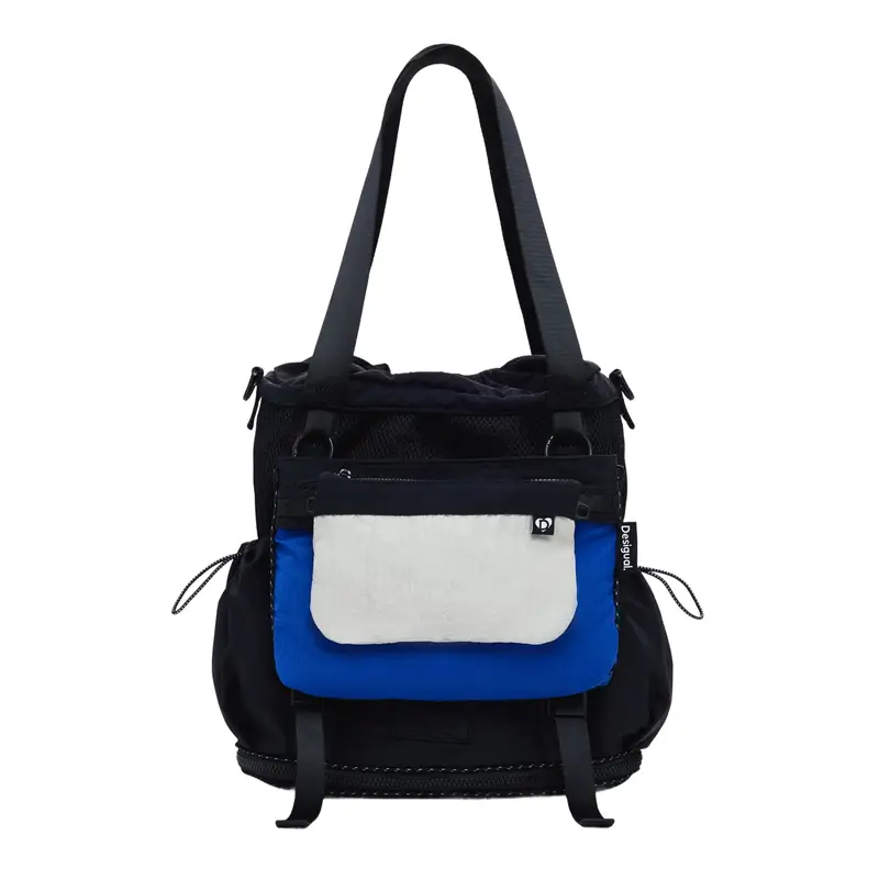 Desigual Borsa Donna Nera Basic Modular Discover Zaino Nero