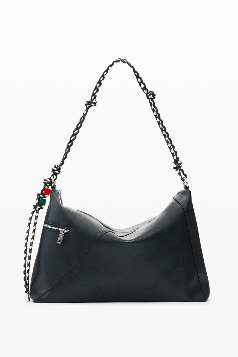 Desigual Half Logo Borsa a spalla 26SAXP66 2000 Nero
