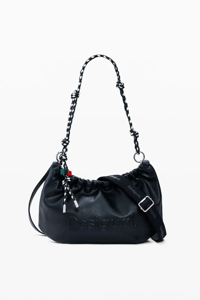 Desigual Half Logo Borsa a spalla 26SAXP51 2000 Nero