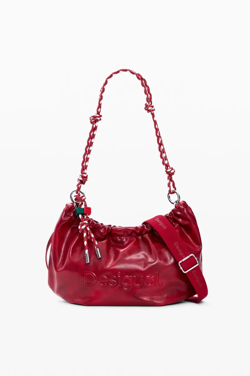 Desigual Half Logo Borsa a spalla 26SAXP28 3000 Rosso