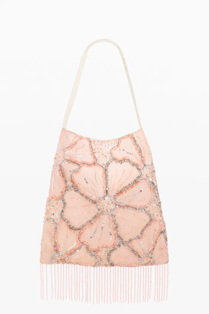 Borsa shopping floreale MATERIAL FINISHES