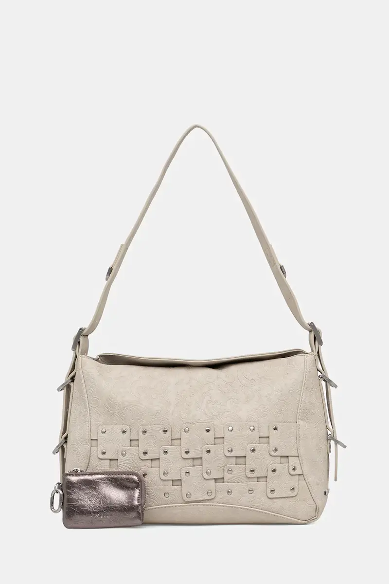 Desigual borsetta NEW PATCH 2 PIEDRA colore beige 25WAXPBR