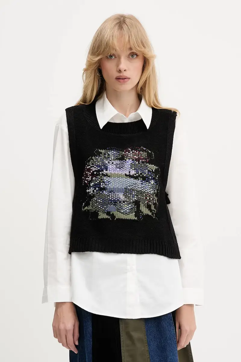 Desigual Gilet Donna Bianco 3578546