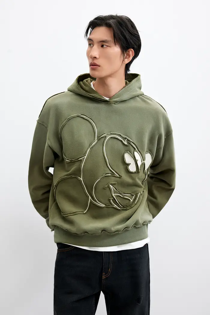 Desigual felpa Disneyâ"¢ stampata GREEN