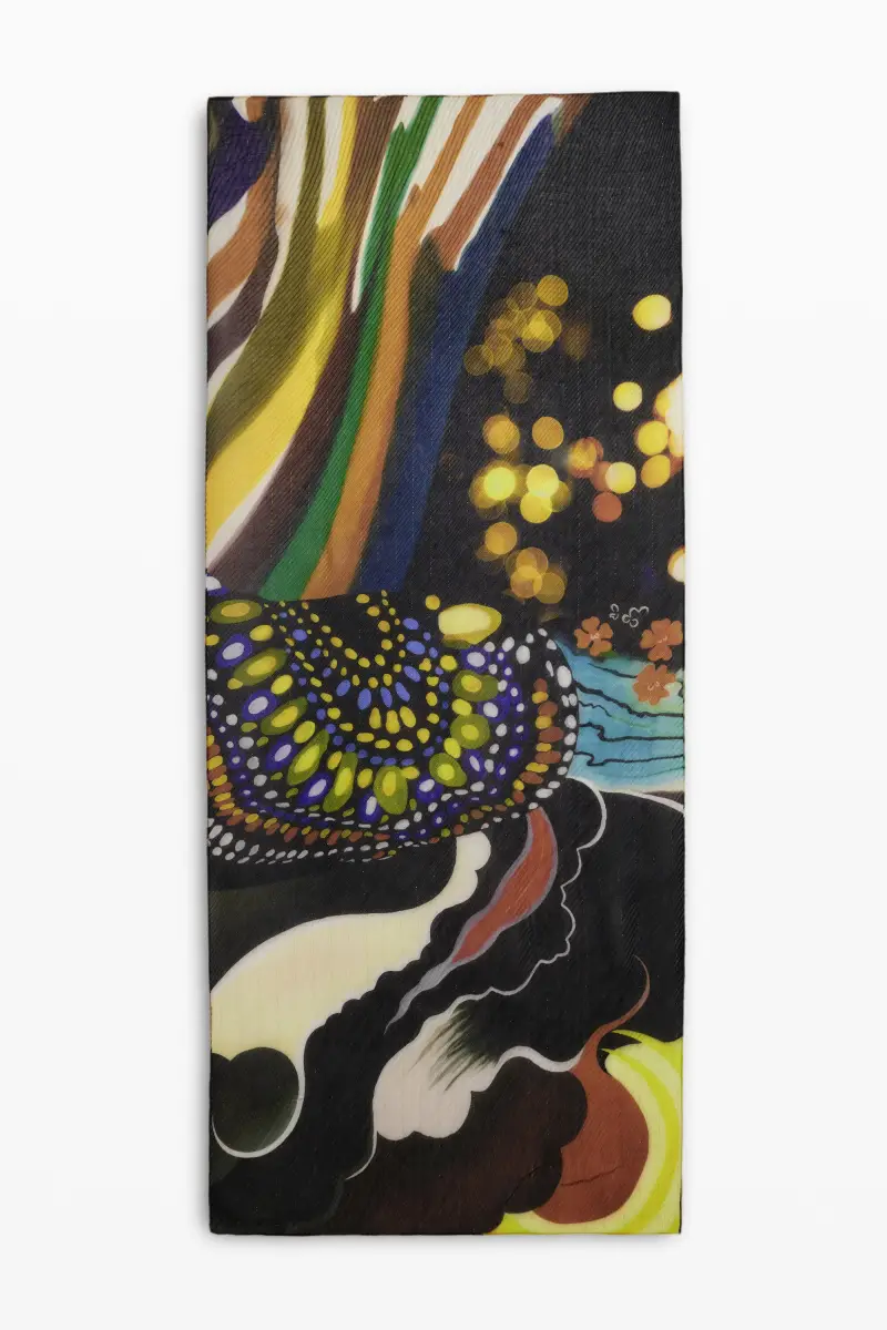 Desigual Foulard disegnato da Mr Christian Lacroix BLACK