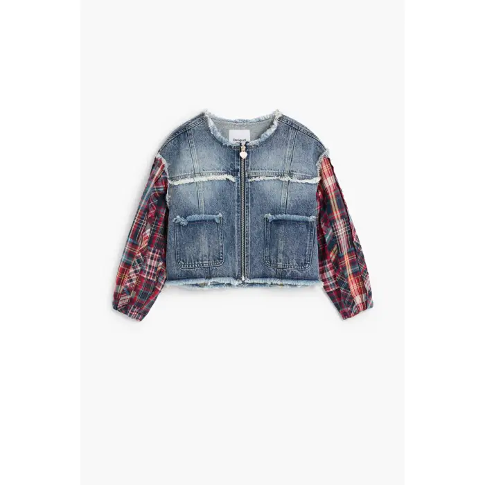 Desigual Giacca di jeans da ragazza Marlen Bleu