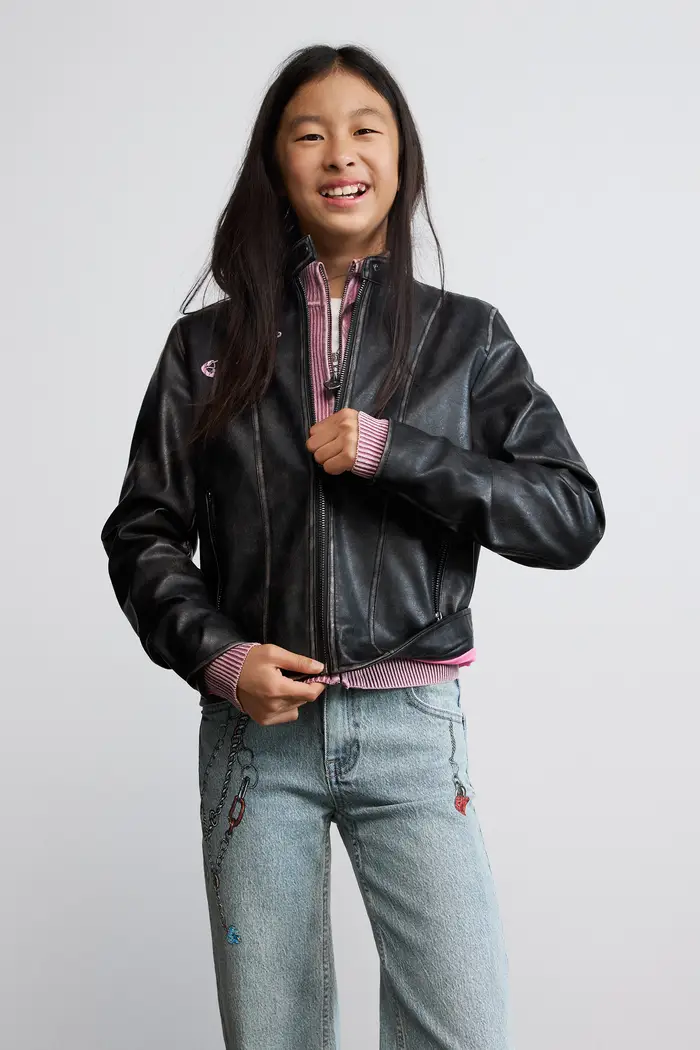 Desigual Jeans con catene BLUE