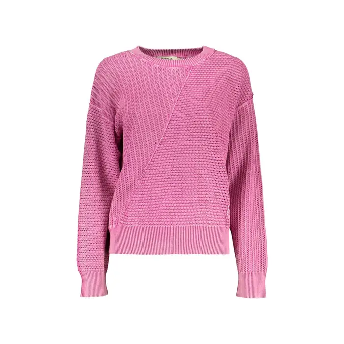 Desigual Maglia Donna Rosa Ricamo