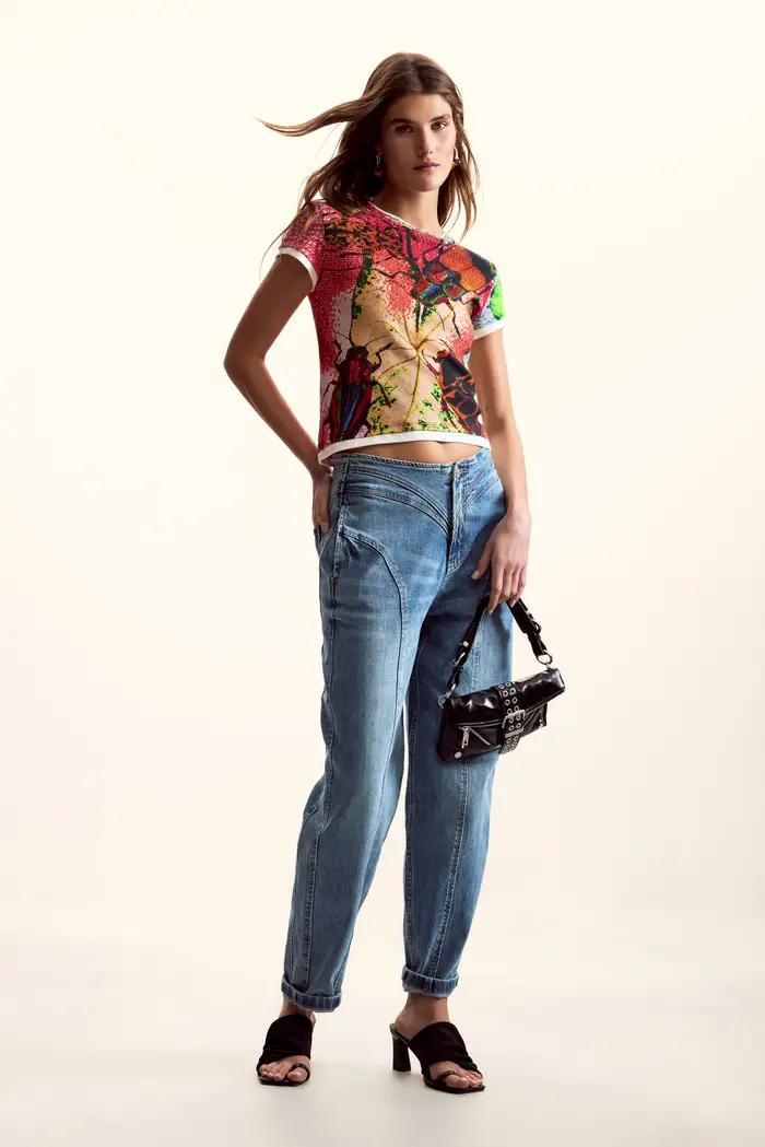 Desigual Maglietta disegnata da mr christian lacroix MATERIAL FINISHES