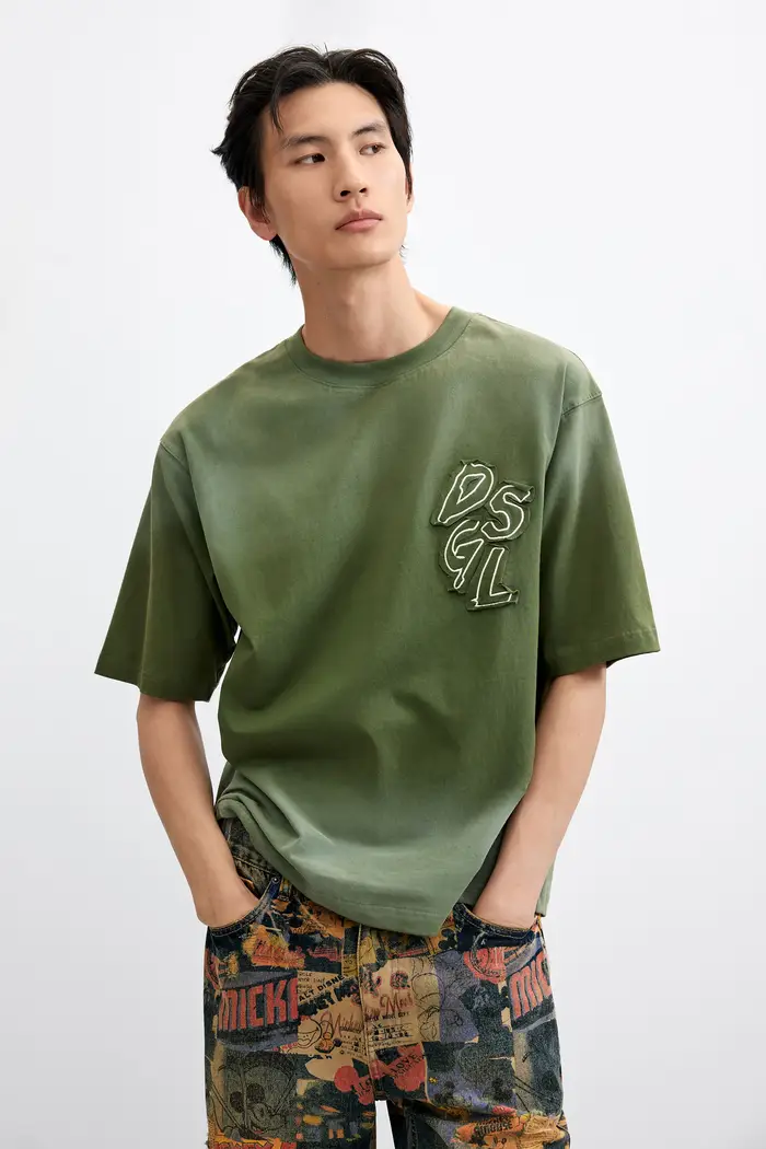 Desigual Maglietta Disneyâ"¢ stampata GREEN