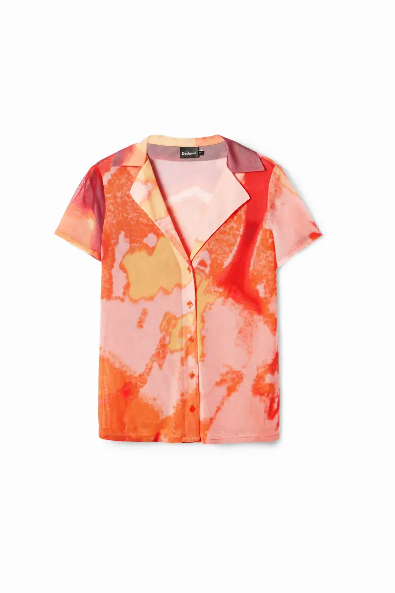 Desigual Maglietta resort tulle ORANGE