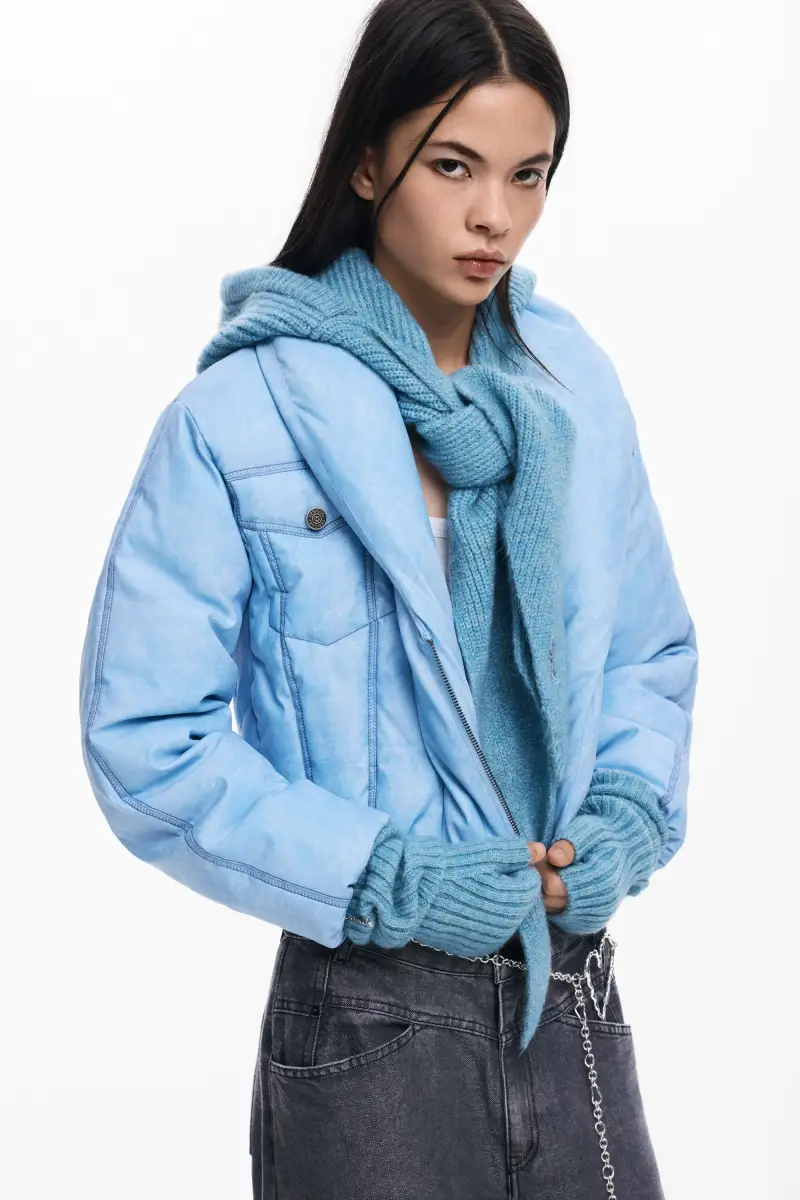 Desigual PACK BALACLAVA MITONES BLUE