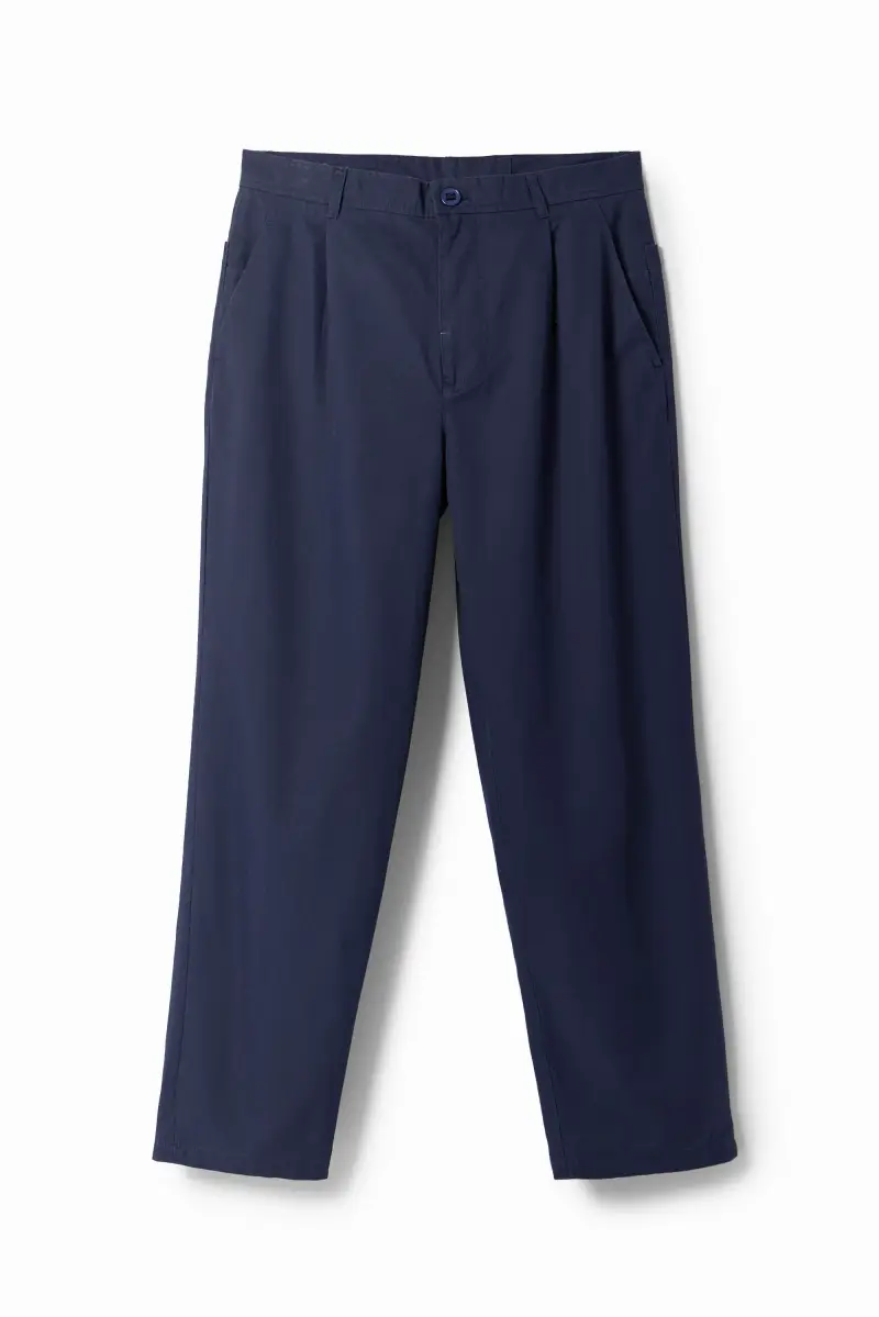 Desigual Pantaloni chino affusolati BLUE
