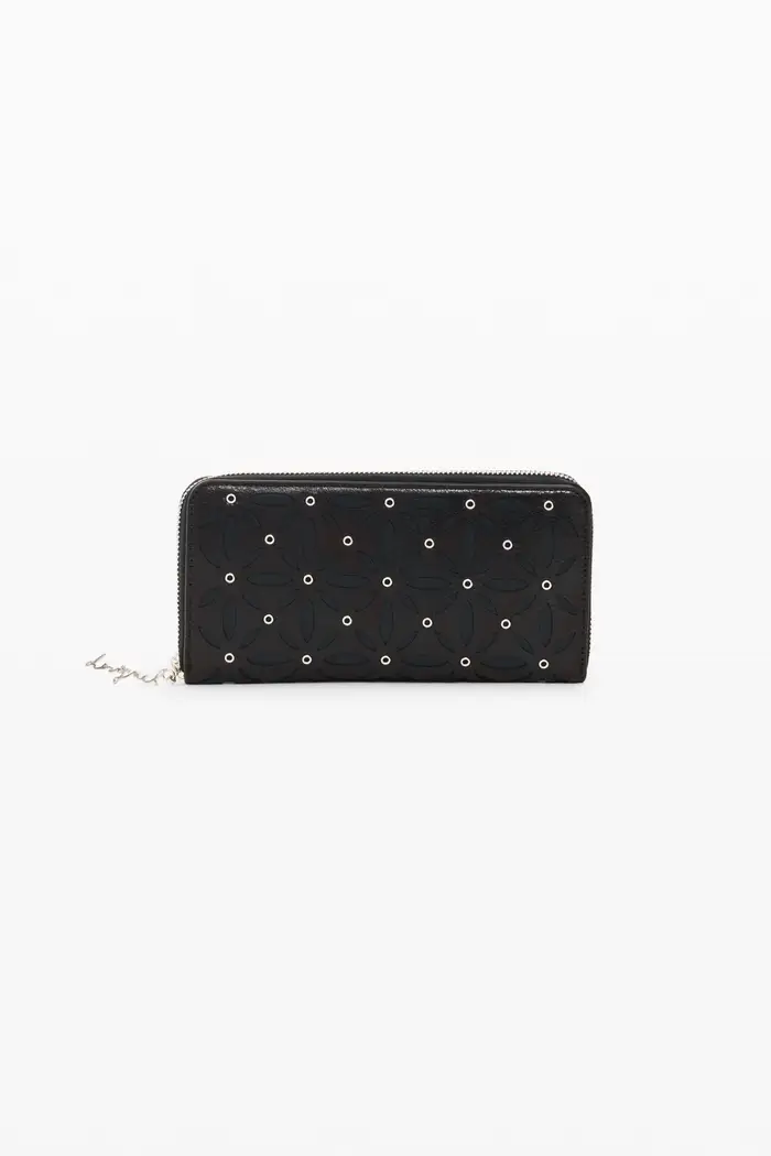 Desigual Portafoglio imbottito grande BLACK