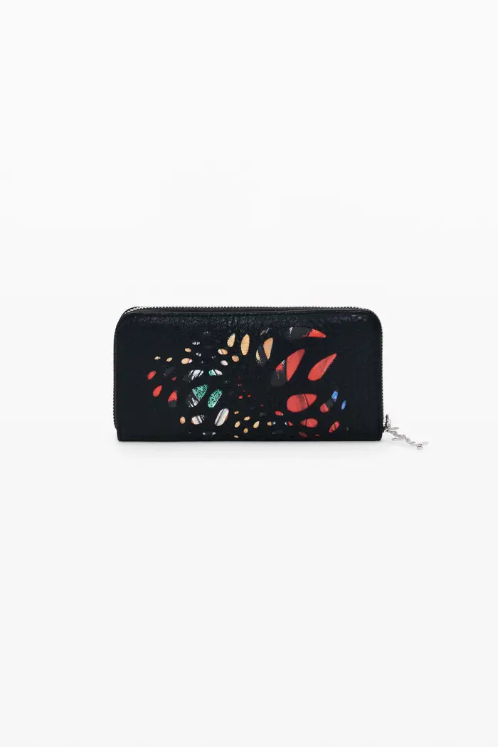 Desigual Portamonete traforato grande BLACK
