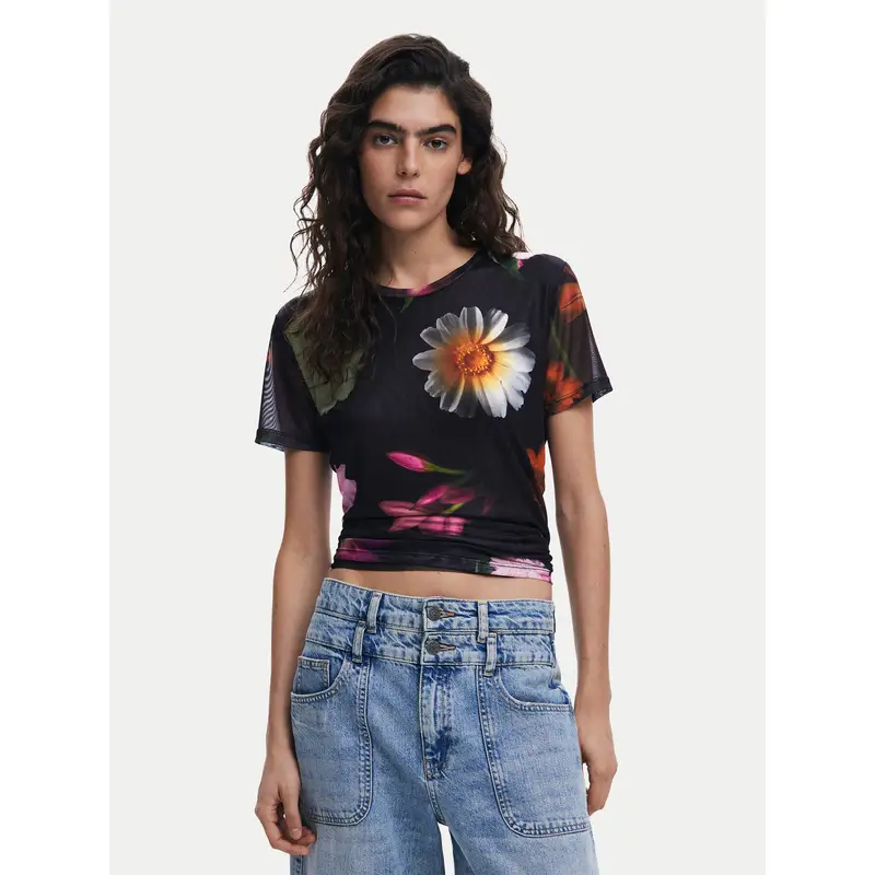 Desigual T-shirt Nero 4365698