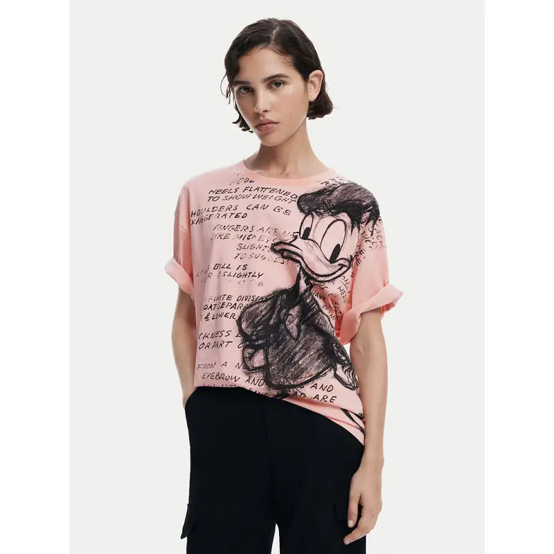 Desigual T-shirt Rosa 4261636