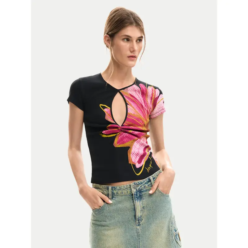 Desigual T-shirt Nero 4240823