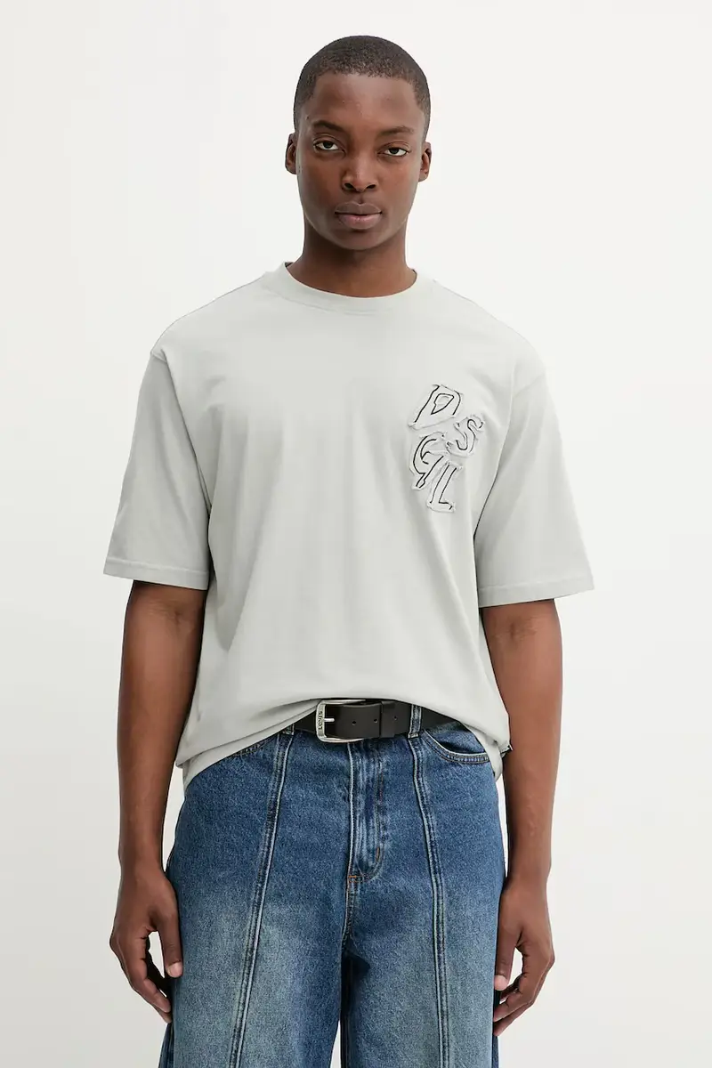 Desigual T-shirt Uomo Grigio 3610504