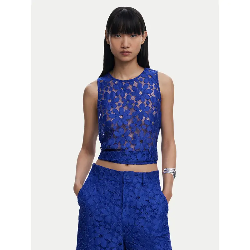 Desigual Top Blu 3219277