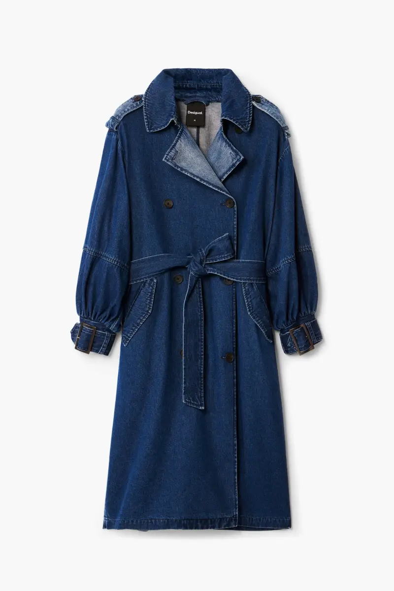 Desigual Trench Blu 3416024