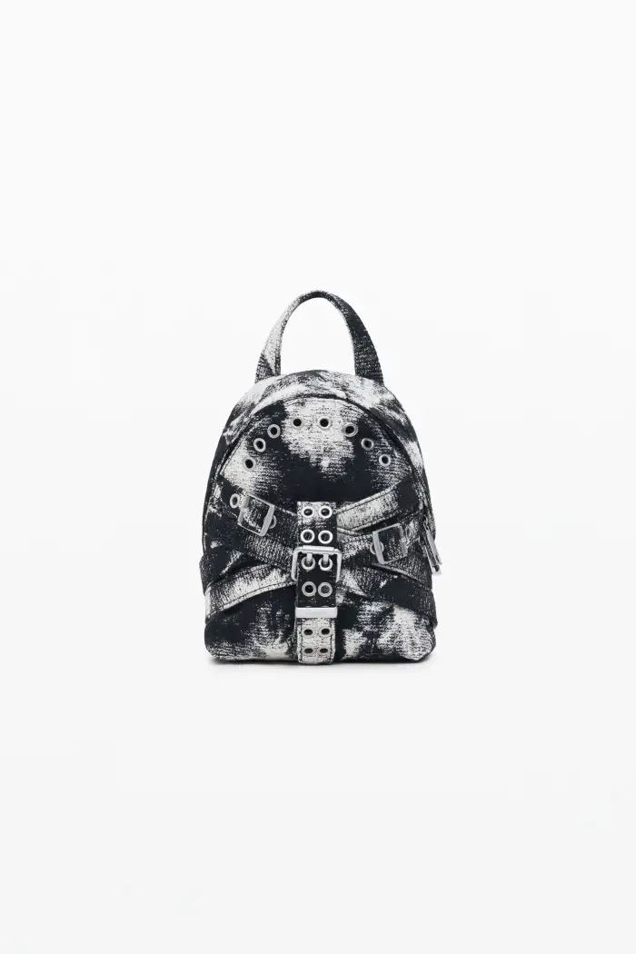 Desigual zainetto con fibbie mini MATERIAL FINISHES