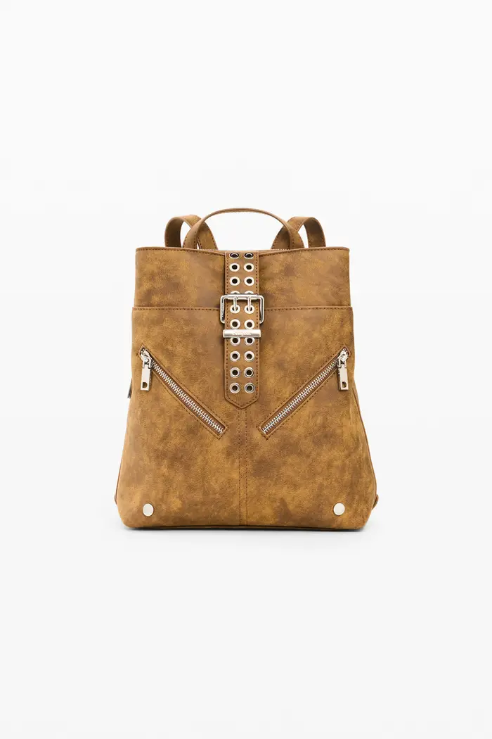 Desigual Zainetto mini piccolo BROWN