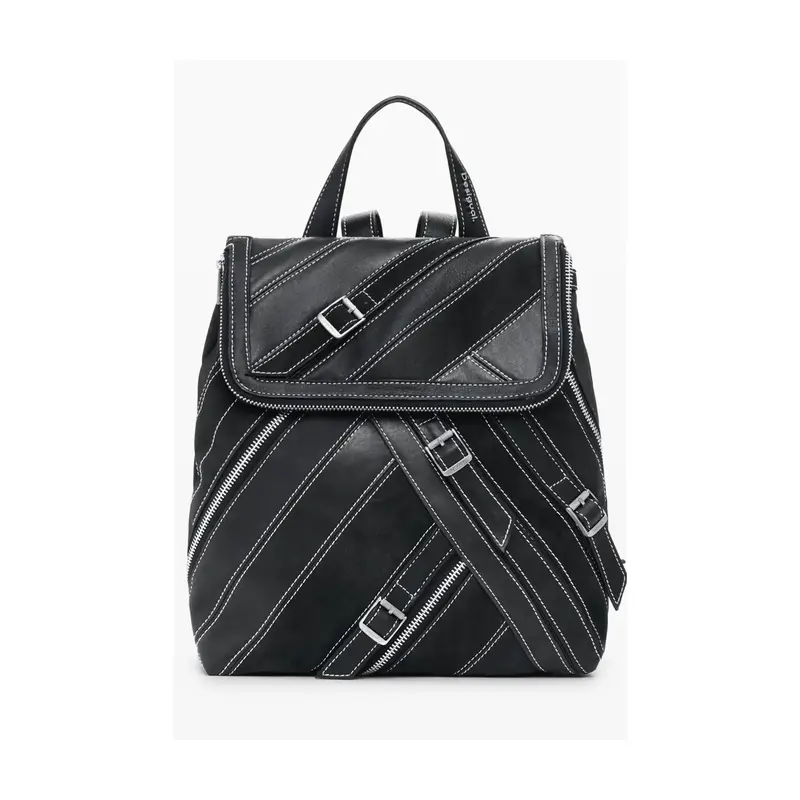 Desigual Zaino Donna Fibonacci Hampton con Spalline Regolabili Nero